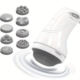 Body Massager 8 Heads Vibrater Massagers Body Shaping Massage Equipment Roller Shoulder and Neck Massage Machine Handheld-Cellulite Massager for